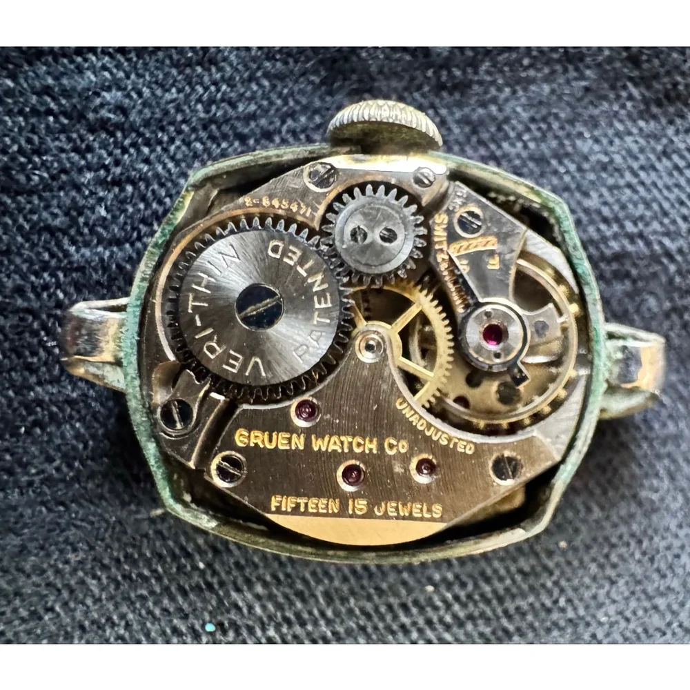 Gruen Veri-Thin 10KT Gold Filled Vintage Mechanical Ladies Watch - working